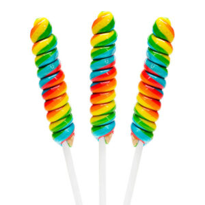 Tesla's Tiny Twist Pops - Regenbogen | Colins Candy Shop